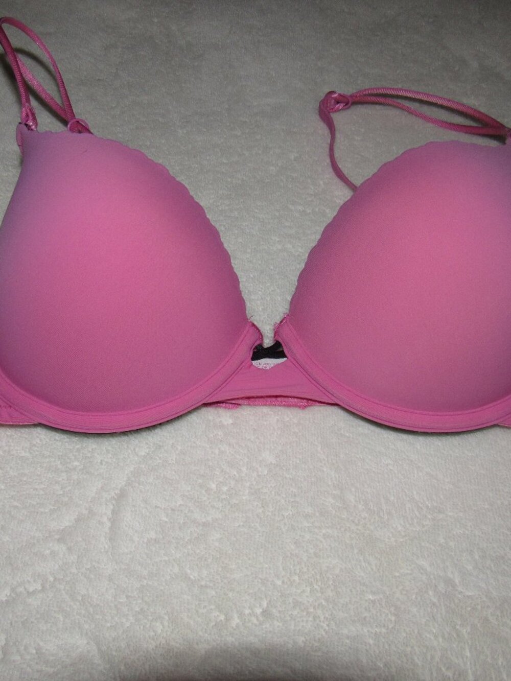 Lily of France Pink Padded Bra Size 36A USED